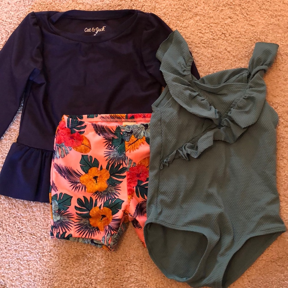 Toddler swimsuit bundle